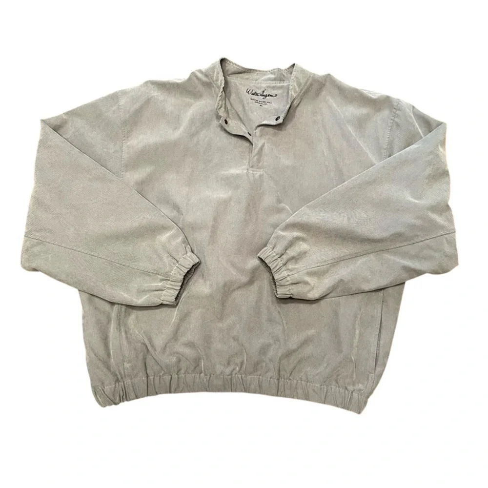 Walter Hagen Grey Windbreaker/Rain Jacket Size XL